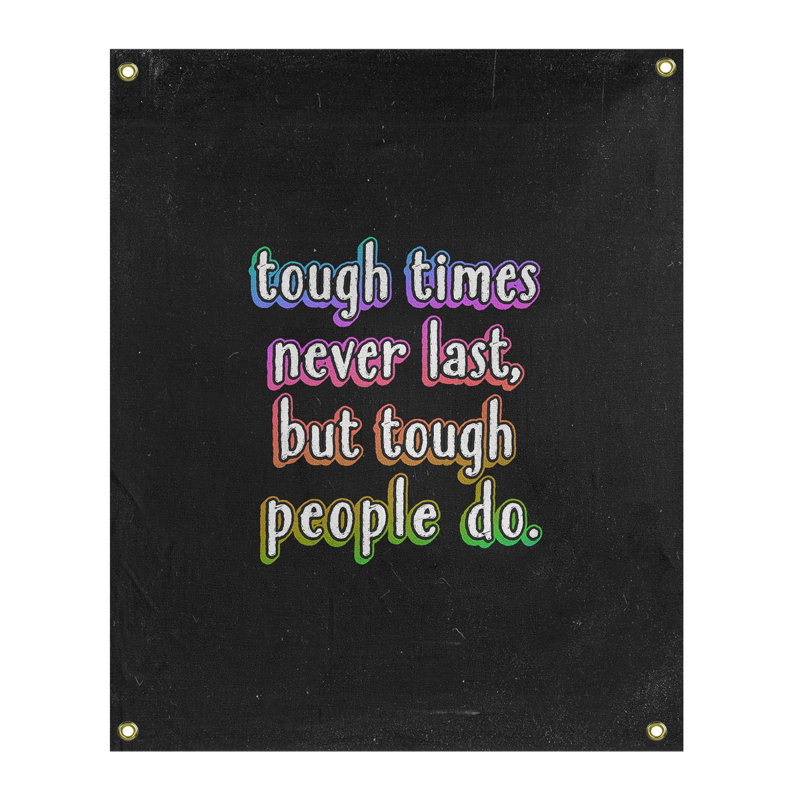 Tapisserie tableau noir en polyester rigide times quot, H 80 po x l 59 po, Arc-en-ciel