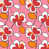 Red/Pink/Orange/White