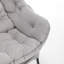 Fauteuil inclinable avec repose-pieds Accent
 Méridienne rembourrée avec repose-pieds, idéale 
pour le salon, la chambre à coucher et le bureau (GRIS)-82399693