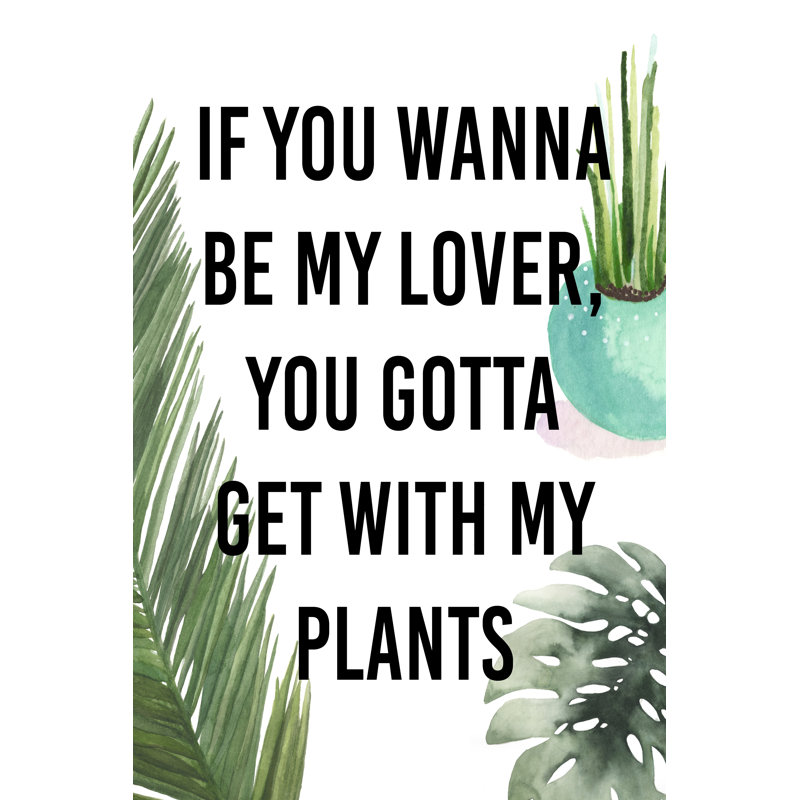 Plant Love IV by Studio W - Wrapped Canvas Print, 122cm H x 81cm W