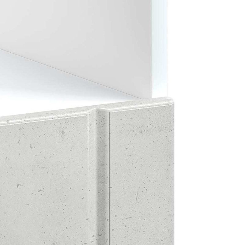 Kadlec Oven Cabinet, Concrete Grey