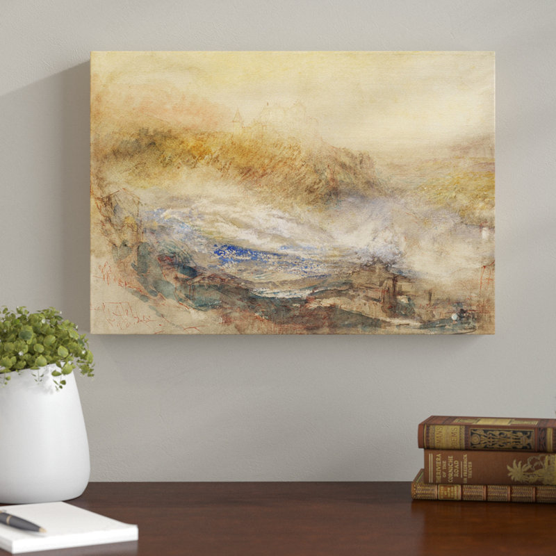 J.M.W. Turner - Wrapped Canvas Painting, 35cm H x 50cm W