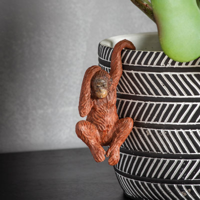 Rodrigo Monkey Plastic Garden Statue