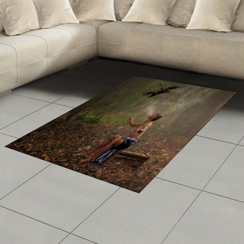 Tapis décoratif Jungle, Rectangle— 4 pi x 5 pi 8 po