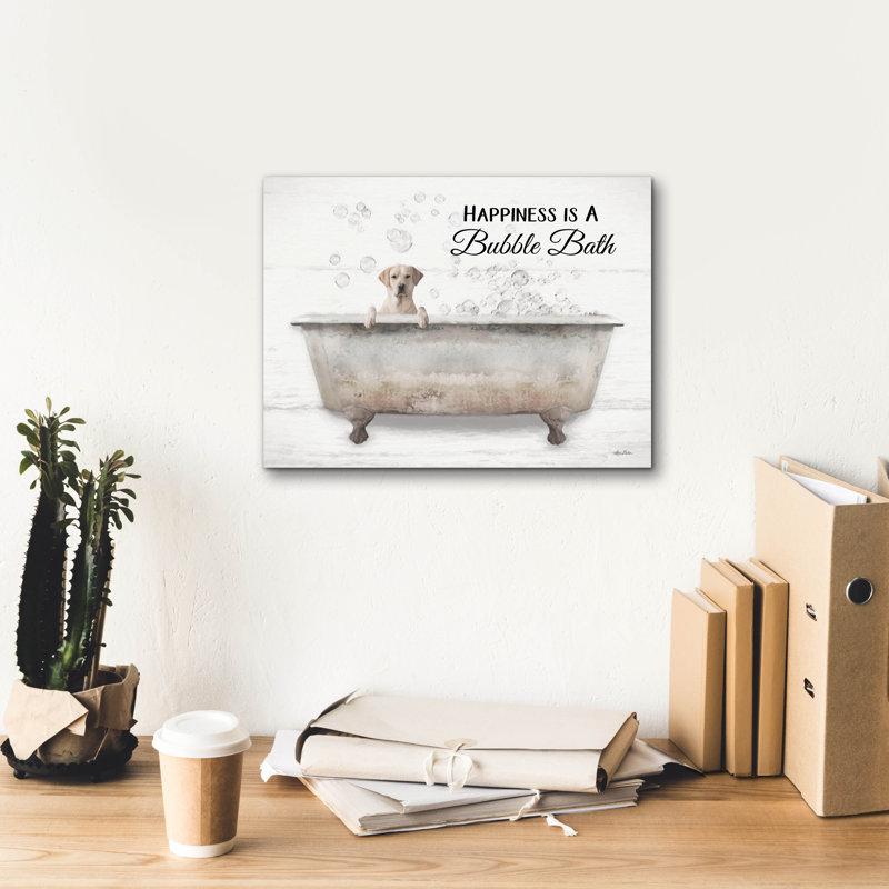 " Bubble Bath " by Lori Deiter, 12" H x 16" W x 0.75" D