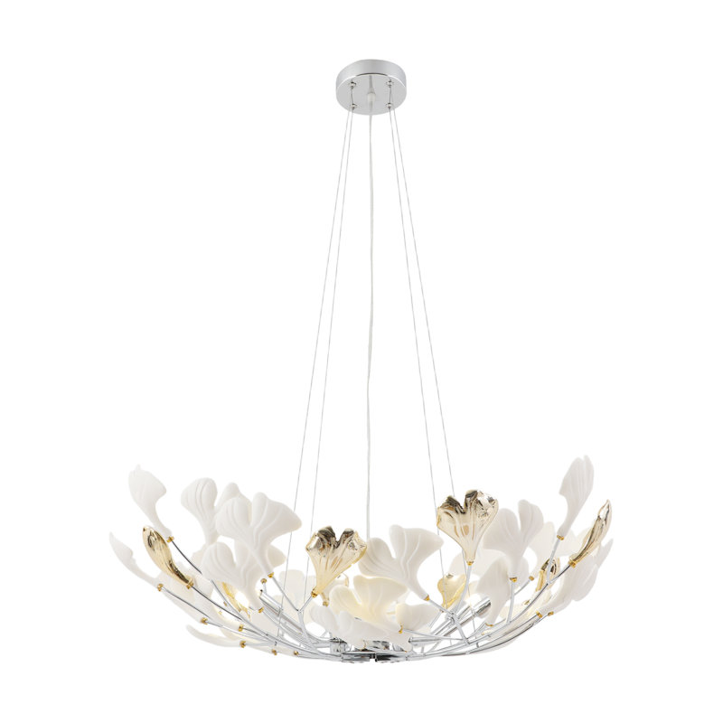 Lustre de branche d'arbre Lustre de salle à manger Ginkgo
