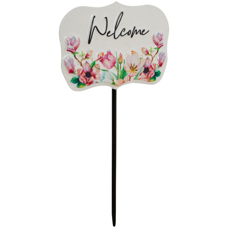 Piquet de jardin floral