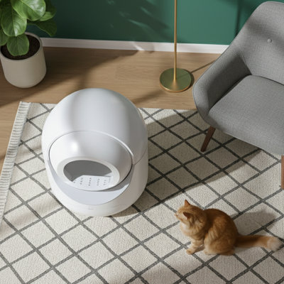Olefin Enclosed Self-Cleaning Litter Box