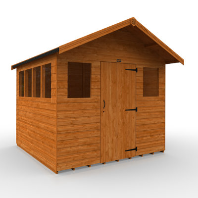 8x8w Tiger Summer Shed | Heavy Duty Framing