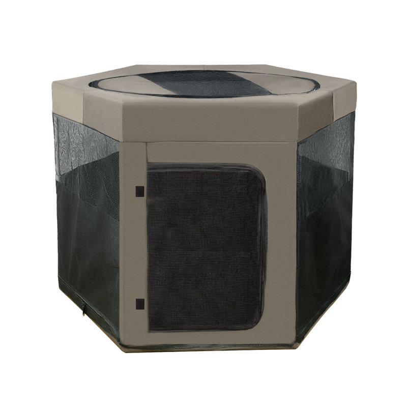 Enclos pour animaux, H 24 po, gris