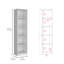 Simla 3 Piece Living Room Set with 3 Bookcases, White