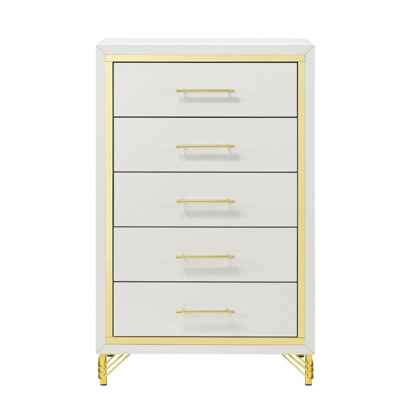Commode 5 tiroirs Leliea