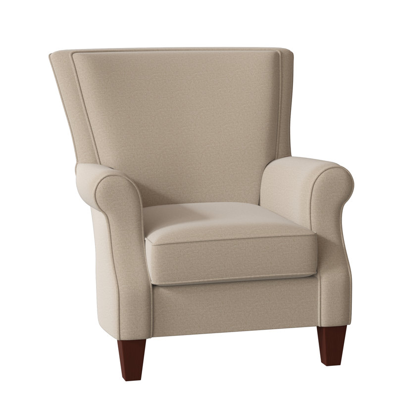 Fauteuil Geary, Chenille performance beige Craftwood 10, Manhattan, Non