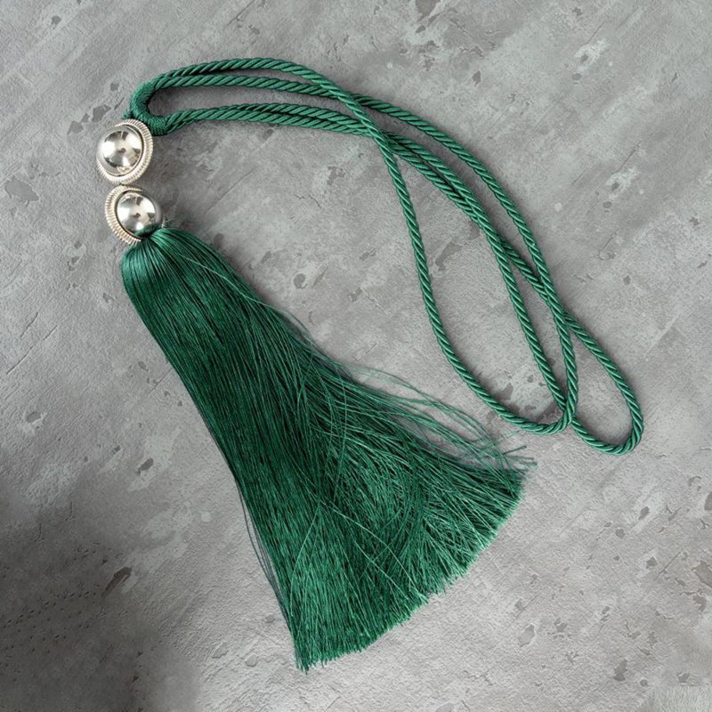Brighton Fabric 38cm Curtain Tieback, Green