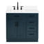 Meuble-lavabo simple en bois massif 36 po Tidworth avec plateau en quartz 1,5 po-116991343-83279749-83279750