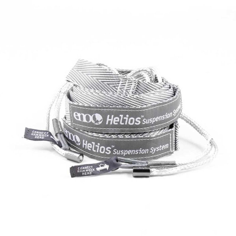 Helios Grey Ultralight Hammock Suspension Straps with Storage Bag