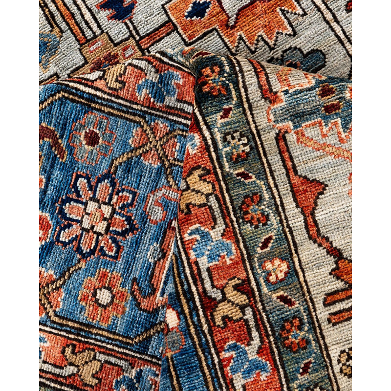 Serapi One-of-a-Kind Rectangle 9'4" X 12' Hand Knotted Area Rug