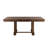 Transitional 6pc Dining Set Table with Self-Storing Leaf Bench Upholstered 4x Side Chairs