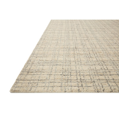 Polly Checkered Antique/Mist Area Rug