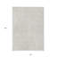 Tapis extérieur lavable à motif géométrique 10 pi x 14 pi ivoire et gris
