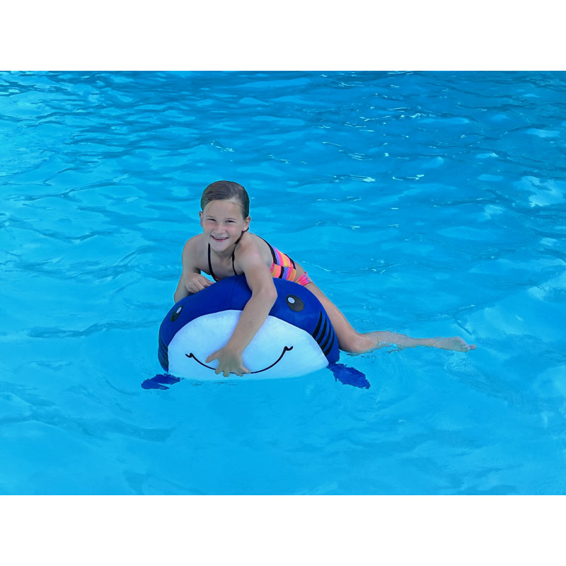 Animal Pool Float - Marine Animal Whale Shark Pool Floats and Noodles filled with EPS Beads for kids, teens and adults, Use While Floating or Lounging Poolside, Comfy Stuffed Pool Noodle for Lounging, Available in 3 Sizes in Whale Shark Design