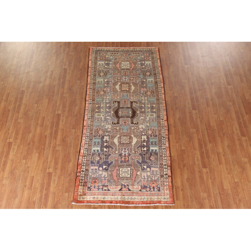 Tapis de couloir géométrique 4 x 10