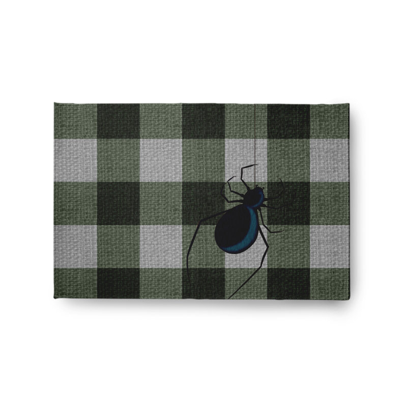 Korin Chenille Plaid Indoor Rug, Rectangle 2' x 3'