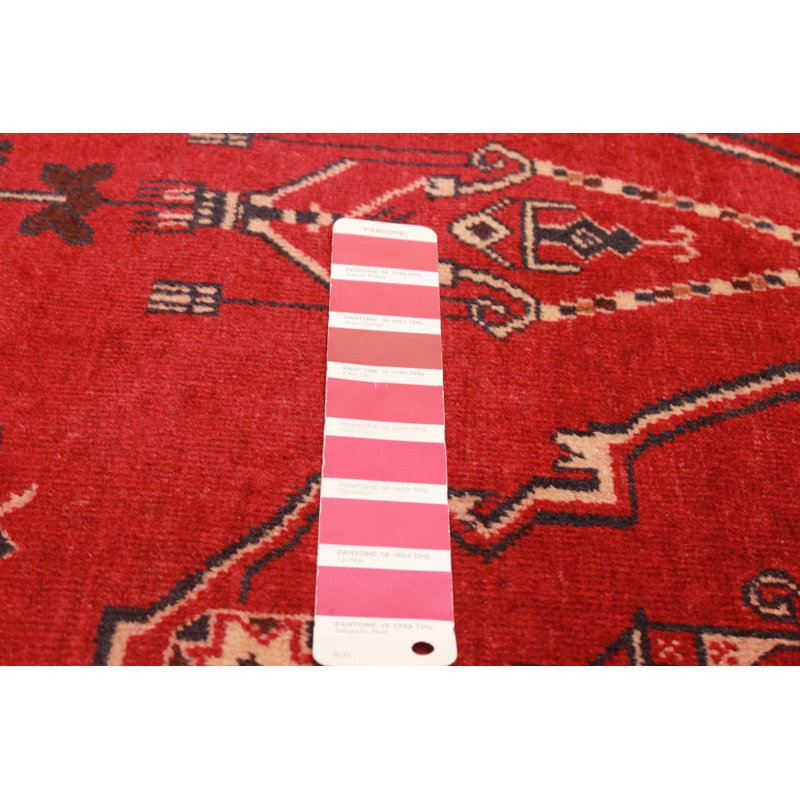 Teimani Red Rug 3'2" x 4'11"