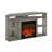 46.54'' W Corner Storage Credenza with Electric Fireplace-74310285