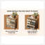 Commode d'appoint rétro en bois avec 6 tiroirs, commode de rangement rustique multicolore sculptée pour chambre à coucher, salon, décor de style campagnard (L 25,59 po x l 12,6 po x H 33,07 po)