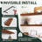 Floating Shelves For Wall Mount, Solid Walnut Wood Shelf, Thick And Wide Sturdy Design, Perfect For Bathroom, Bedroom, Kitchen And Living Room Decor, Set Of 2-1783866976
