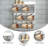 Wall Mount Coffee Mug Rack with Upper Storage Shelf-638948346