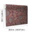 Papier peint adhésif Indira Aster Maroon-1568626591