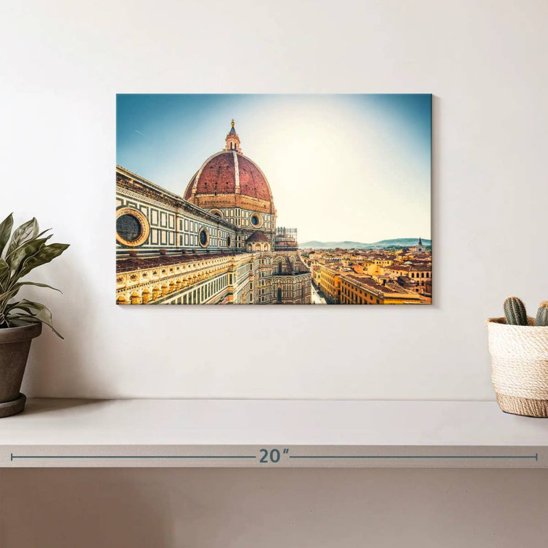 Majestic cathédrale de Florence, H 8 po x l 12 po