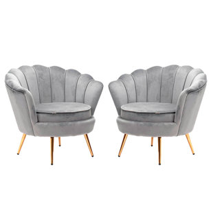 Velvet Accent Chair (Set of 2)