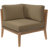 Modway Clearwater Outdoor Patio Teak Wood Sofa-1405650131
