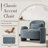 37.2 Wide Oversized Upholstered Sofa Chair-576603305