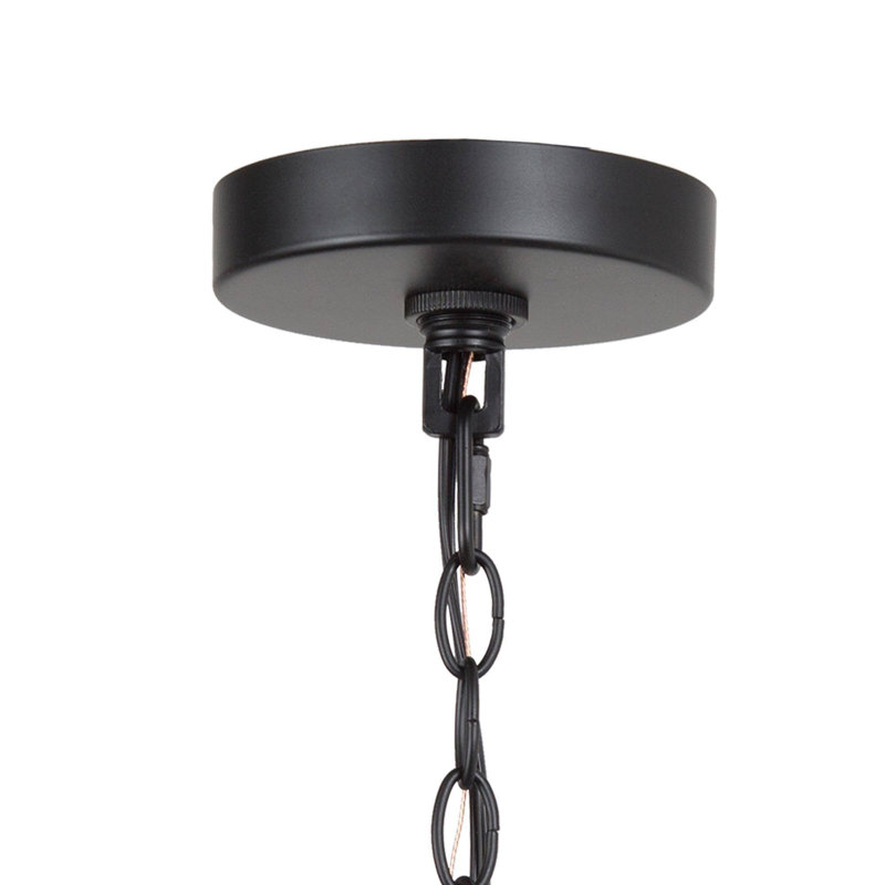 Folen 6-Light Dimmable Modern Chandeliers Wagon Wheel