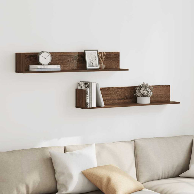 18-20 Wall Mounted Shelf, White, 16.5cm H x 100cm W x 16.5cm D