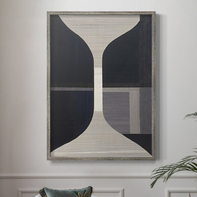 Série ABSTRACT DCLxxxv, reproduction encadrée - bois massif