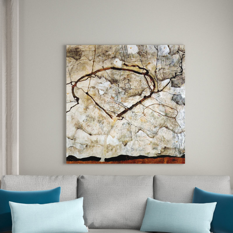 Egon Schiele - Wrapped Canvas Painting, 100cm H x 100cm W x 1.8cm D