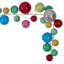 Vickerman 6' Ball Branch Garland-1302533656