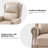 Asah Vegan Leather Manual Push Back Recliner-954673150