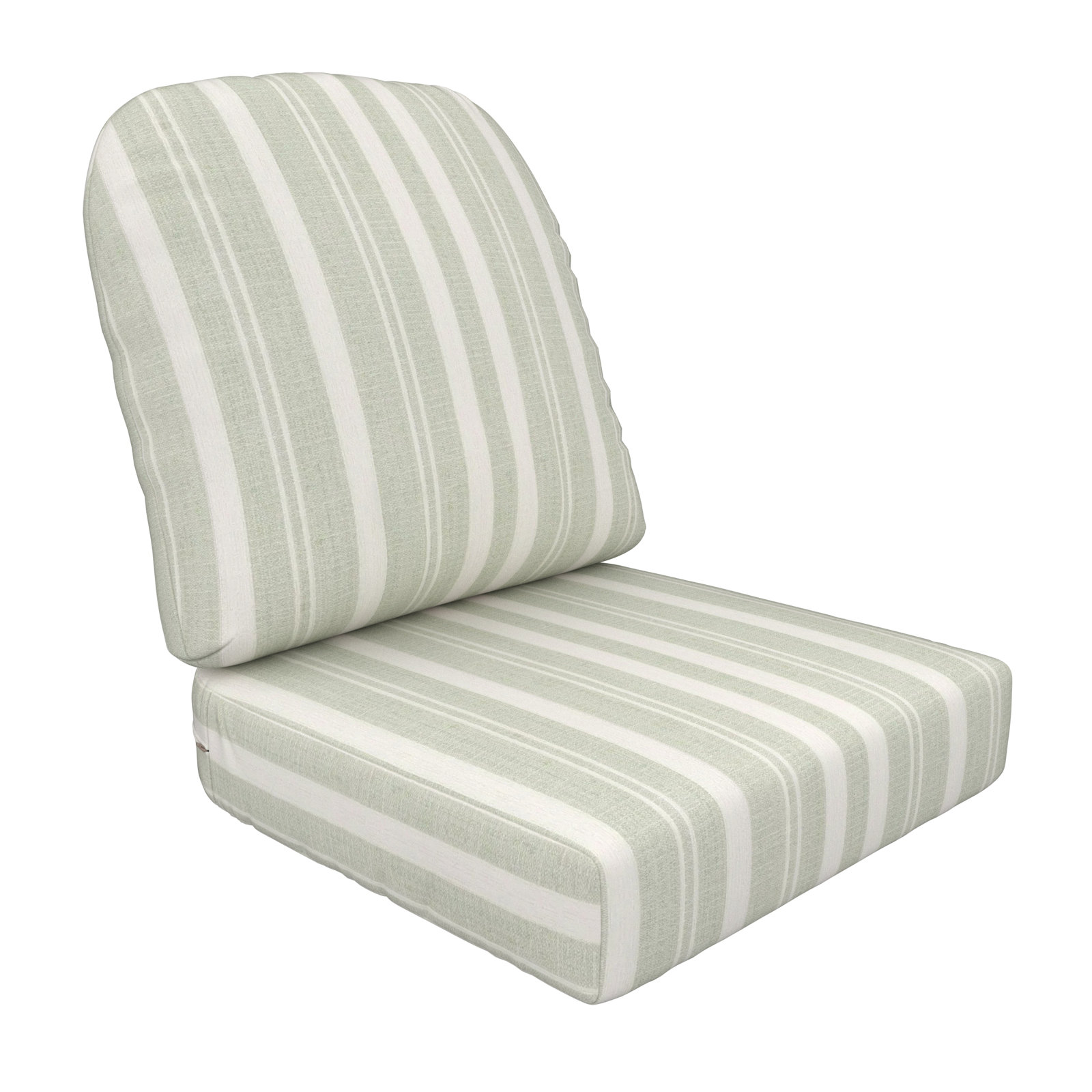 Amala Outdoor Sunbrella® Seat/Back Cushion, Sunbrella Tranquil Sage