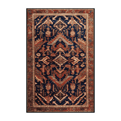 Tapis brun lavable à la machine