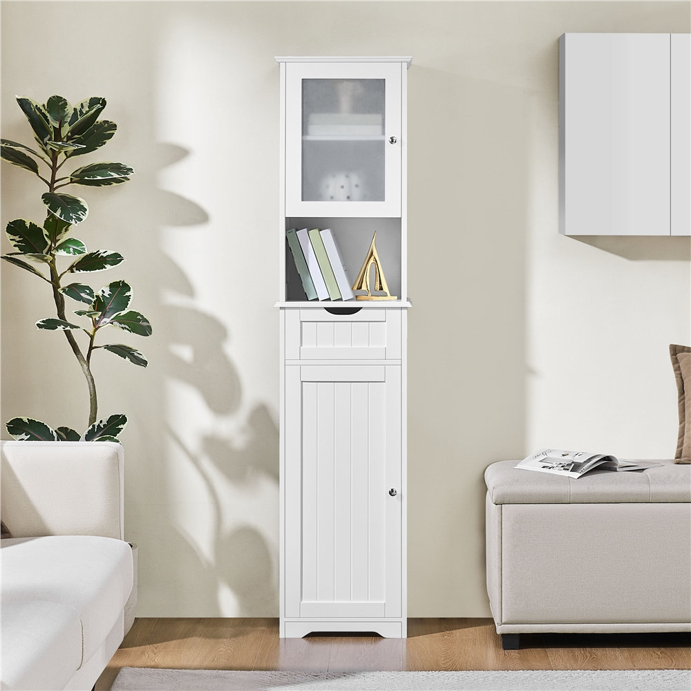 Freestanding Linen Cabinet Latitude Run®