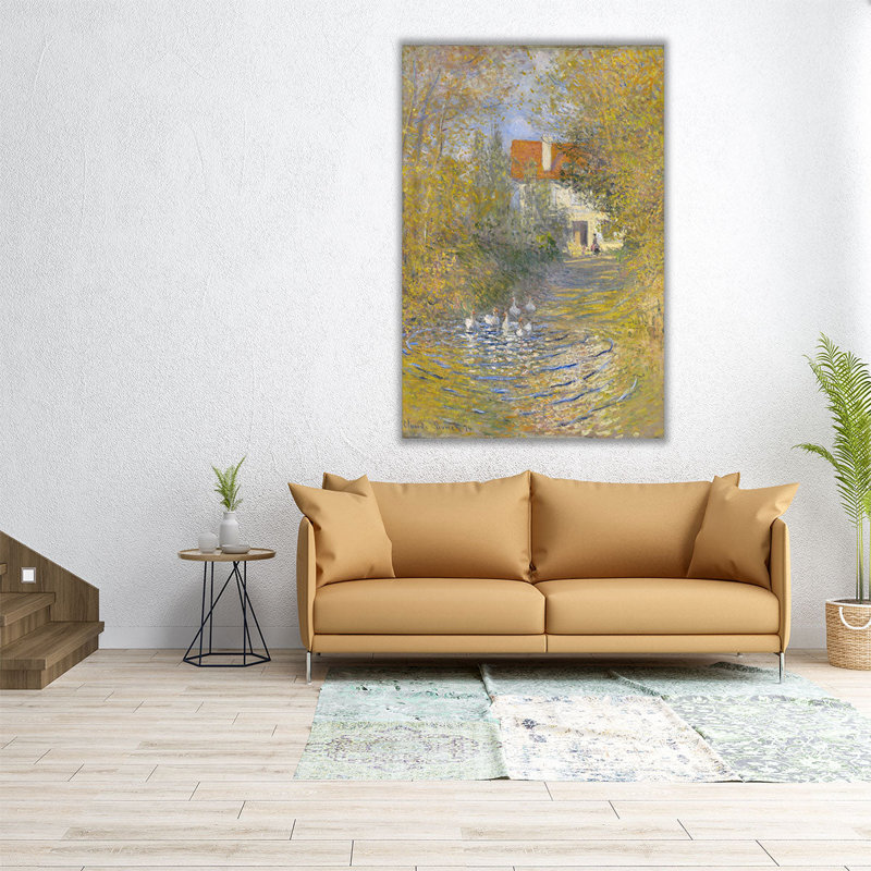 Les oies, 1874, reproduction d'art sur toile, H 36 po x l 24 po