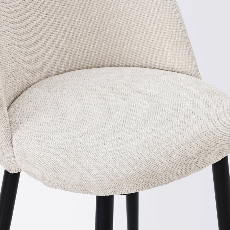 Keason Fabric Side Chair, Beige