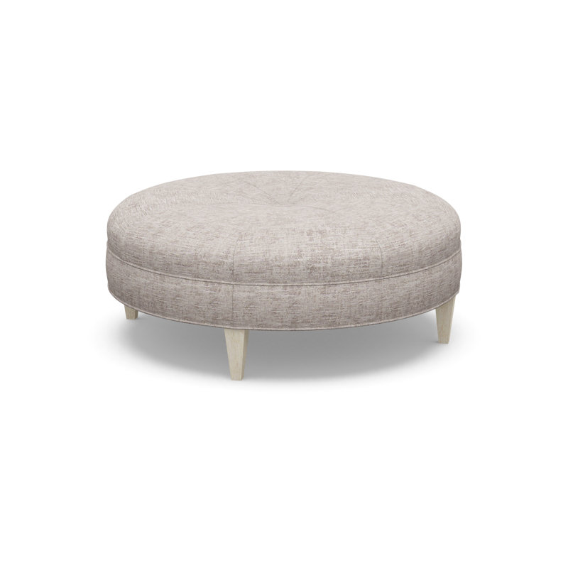 Round Ottoman, 9637-80, Sandstone