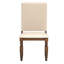 Chaise d'appoint en bois massif Donnellson-41839698